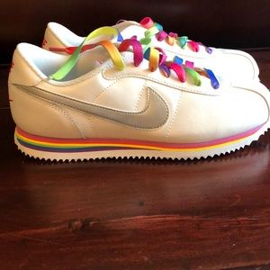 rainbow nike cortez